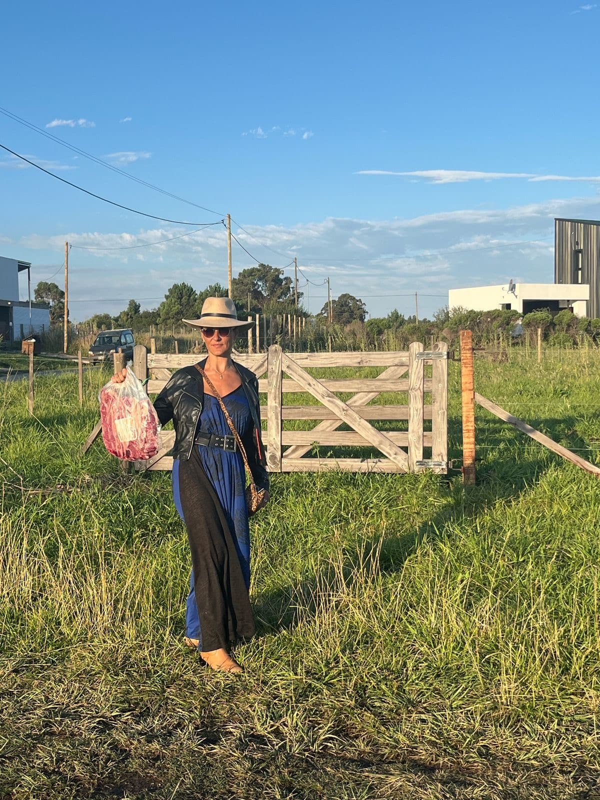 Coni Moltedo en el campo
